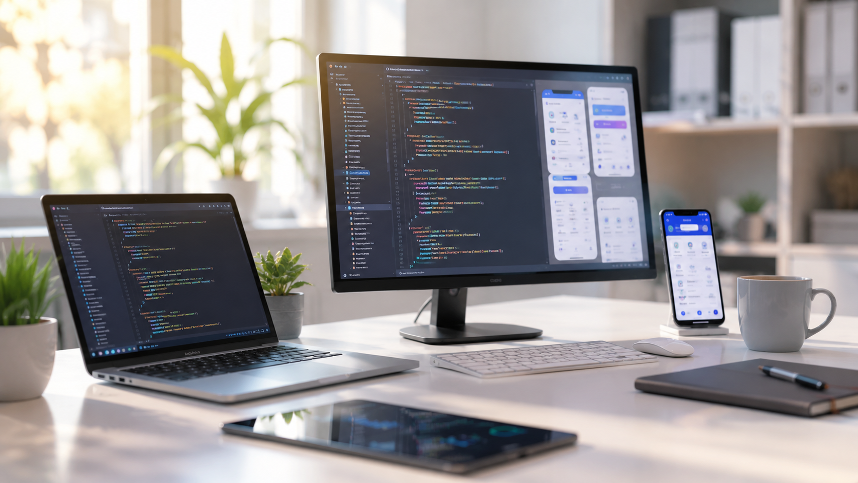 Full stack web development team building frontend, backend, and AI-enabled web products
