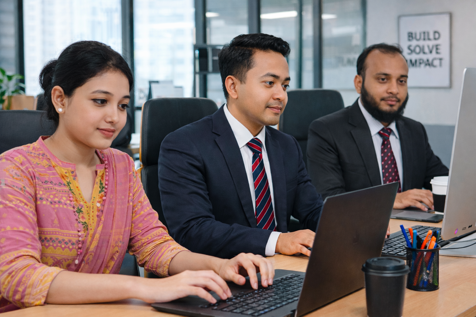 Mugnee IT Solutions team working together