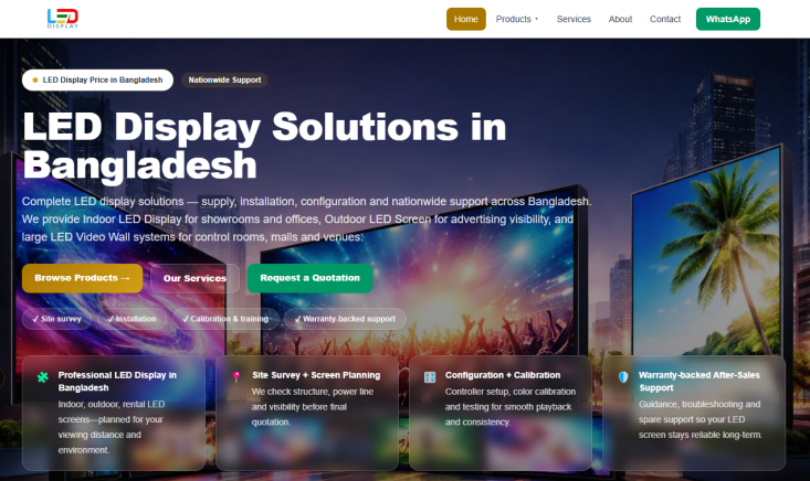 LEDDISPLAY.com.bd project cover